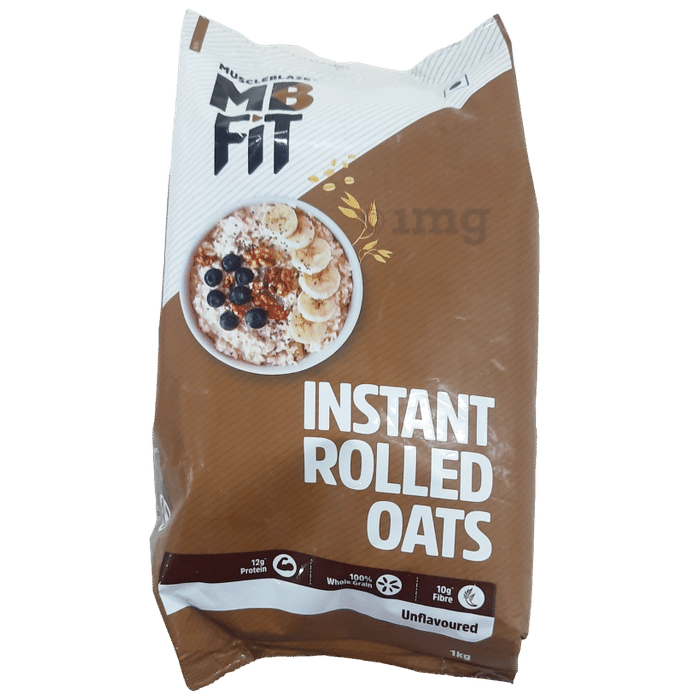 MuscleBlaze Fit Instant Rolled Oats Unflavored