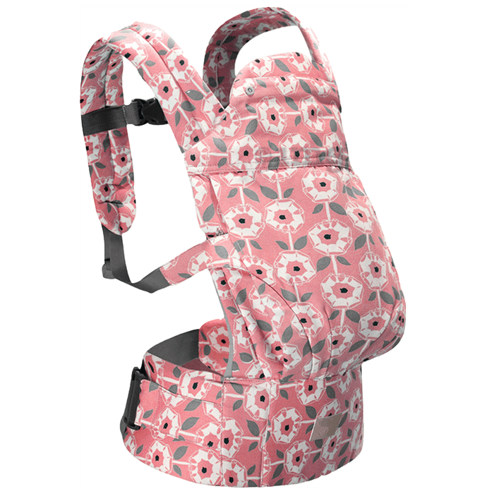 Polka Tots Easy Breezy Adjustable Baby Carrier For New-Born to Toddler | 3 to 24 Months Peach