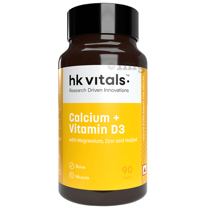 HK Vitals Calcium + Vitamin D3 Tablet