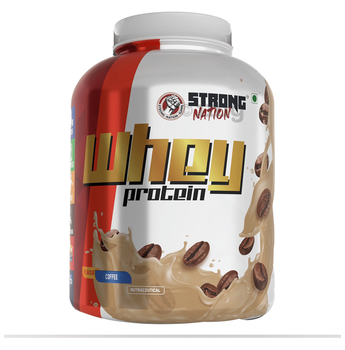 Strong Nation Whey Protein Powder Coffee
