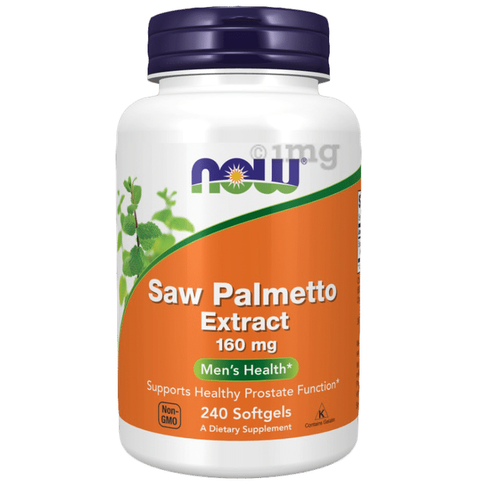 Now Saw Palmetto Extract Softgels