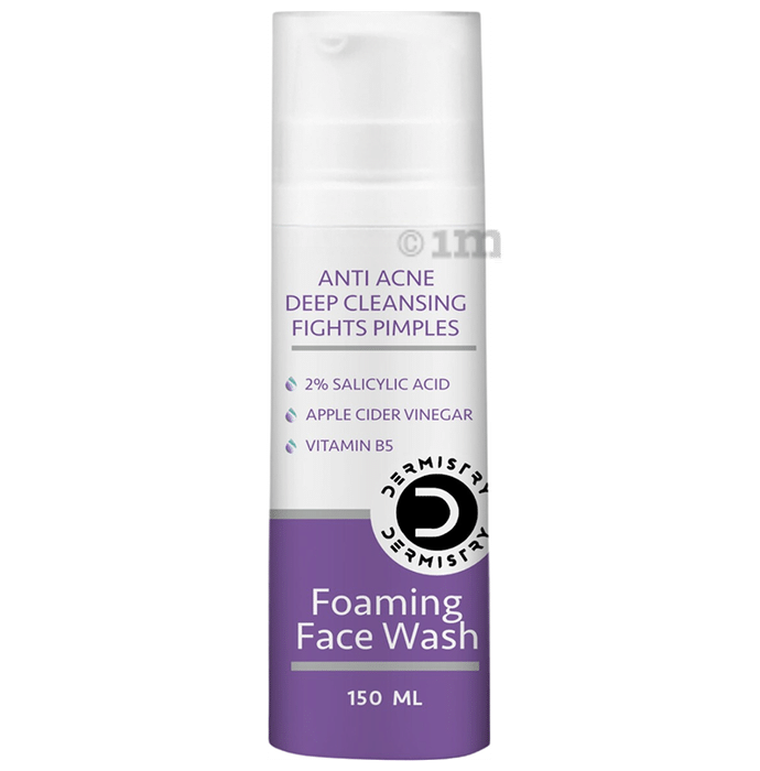 Dermistry 2% Salicylic Acid Anti Acne Foaming Face Wash