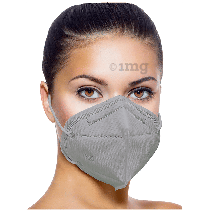 Protectorr N95 UV Sterilized 5 Layer Protection Mask Grey