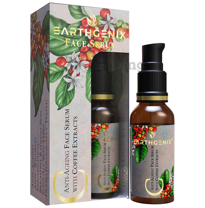 Earthgenix Anti-Ageing Face Serum with Coffee Extracts