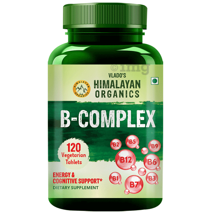 Vlado's Himalayan Organics B-Complex for Energy and Cognitive Support Tablet