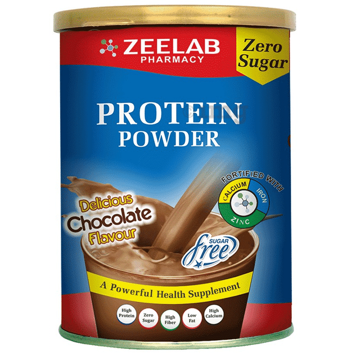 Zeelab Protein Powder Delicious Chocolate Sugar Free
