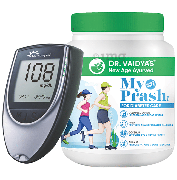 Dr. Vaidya's My Prash for Diabetes Care with Glucometer Free