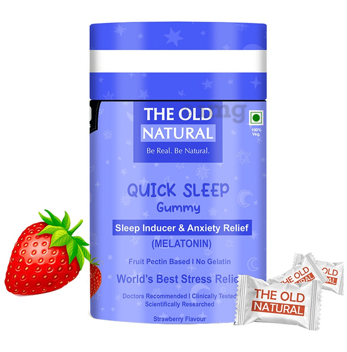 The Old Natural Quick Sleep Gummy Strawberry