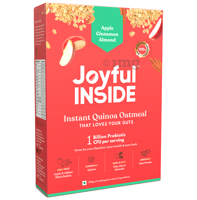 Joyful Inside Instant Quinoa Oatmeal Apple Cinnamon Almond