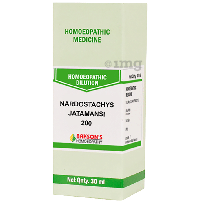 Bakson's Homeopathy Nardostachys Jatamansi Dilution 200