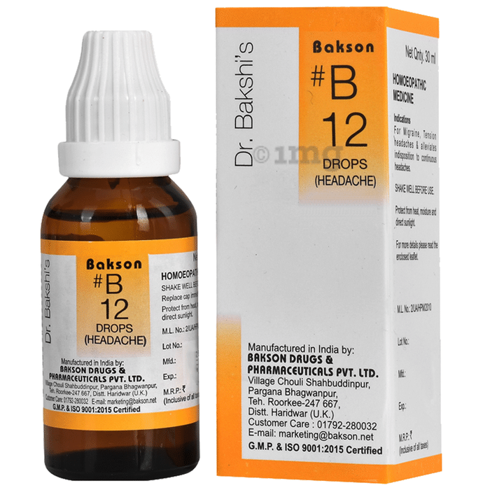 Bakson B12 Headache Drop