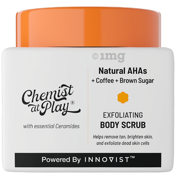 Chemist At Play Exfoliating Body Scrub For Removing Tan & Dead Skin Cells | Coffee & Brown Sugar |