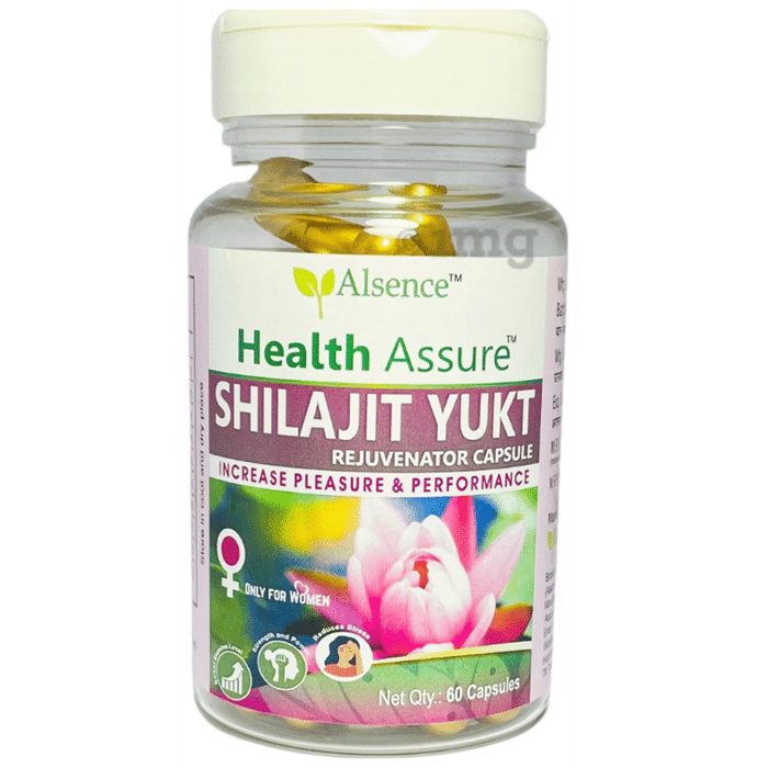 Alsence Health Assure Shilajit Yukt Rejuvenator Capsules For Women (60 Each)