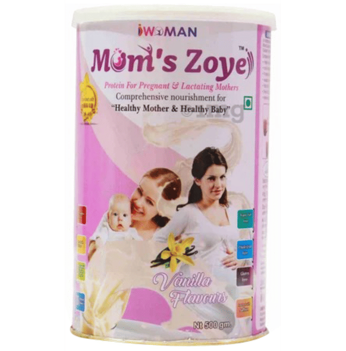 I Woman Mom's Zoye Powder Vanilla: Buy Tin of 500.0 gm Powder at 𝗯𝗲𝘀𝘁 ...