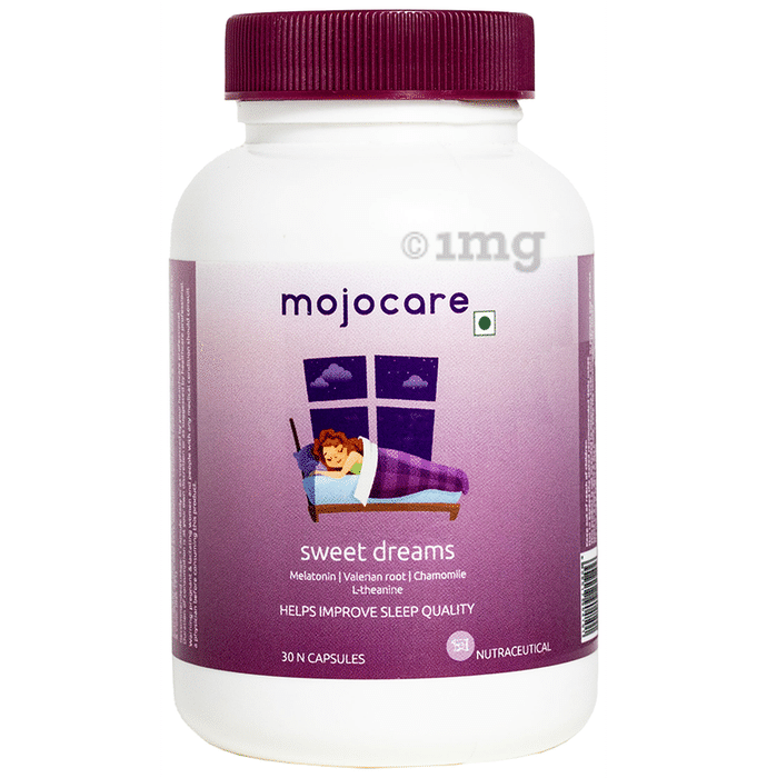 Mojocare Sweet Dreams Capsule with Melatonin, Valerian Root, Chamomile & L-Theanine