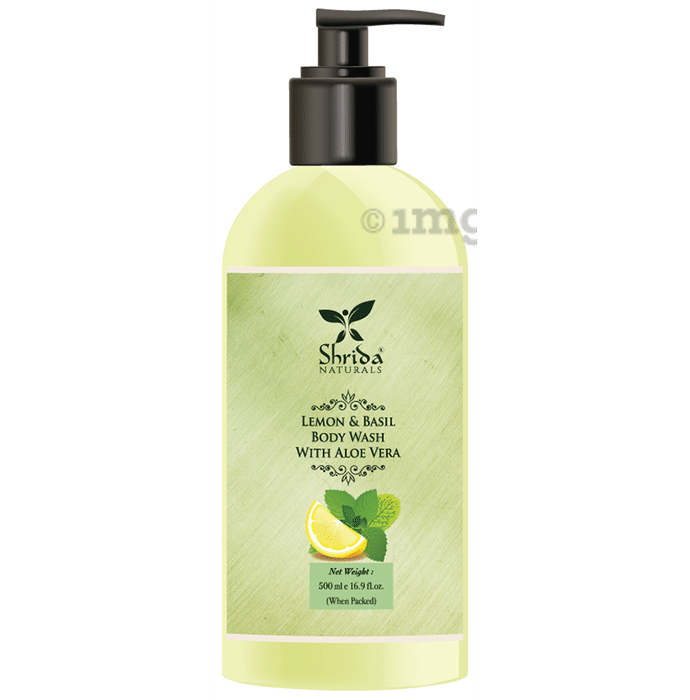 Shrida Lemon & Basil with Aloevera Body Wash