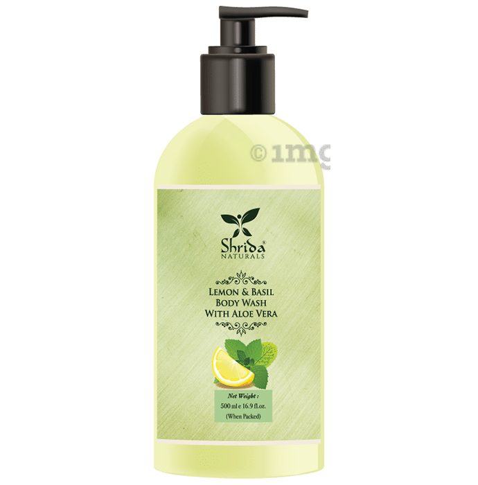 Shrida Lemon & Basil with Aloevera Body Wash