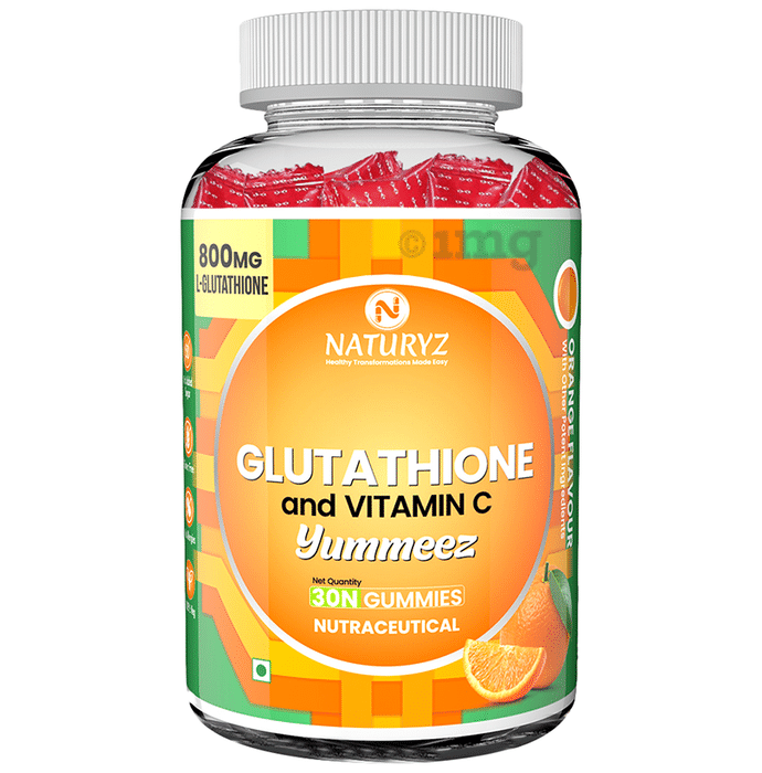 Naturyz Glutathione and Vitamin C Gummies Orange