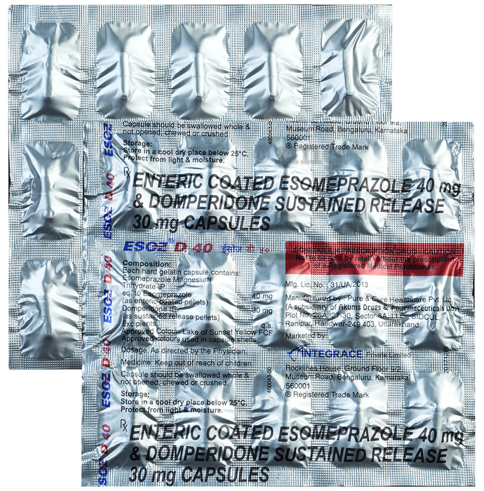 Esoz D 40 Capsule SR