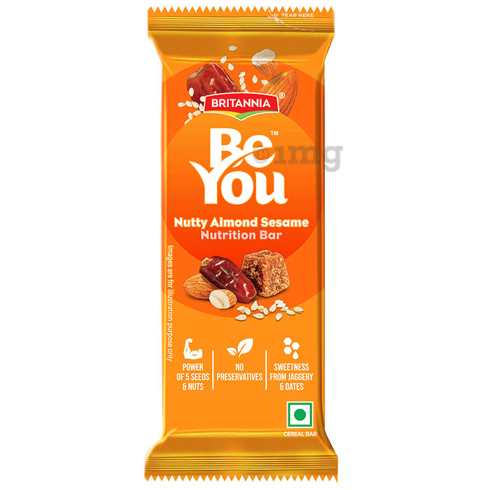 Britannia Be You Nutty Almond Sesame Nutrition Bar