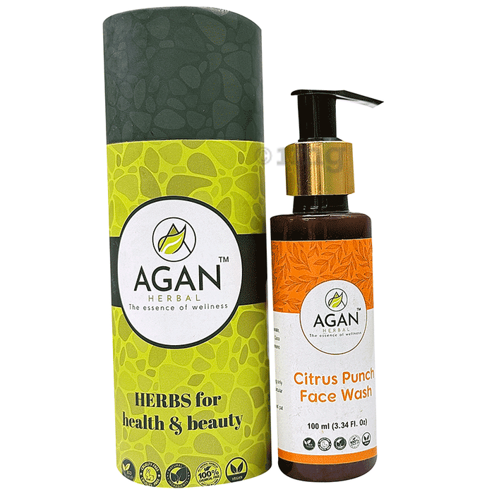 Agan Herbal Citrus Punch Face Wash