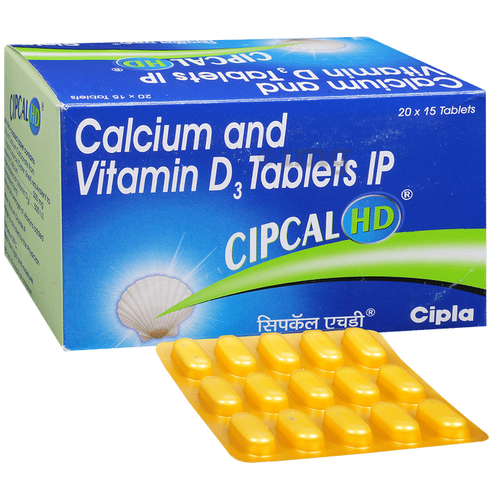 Cipcal HD Tablet For Osteoporosis