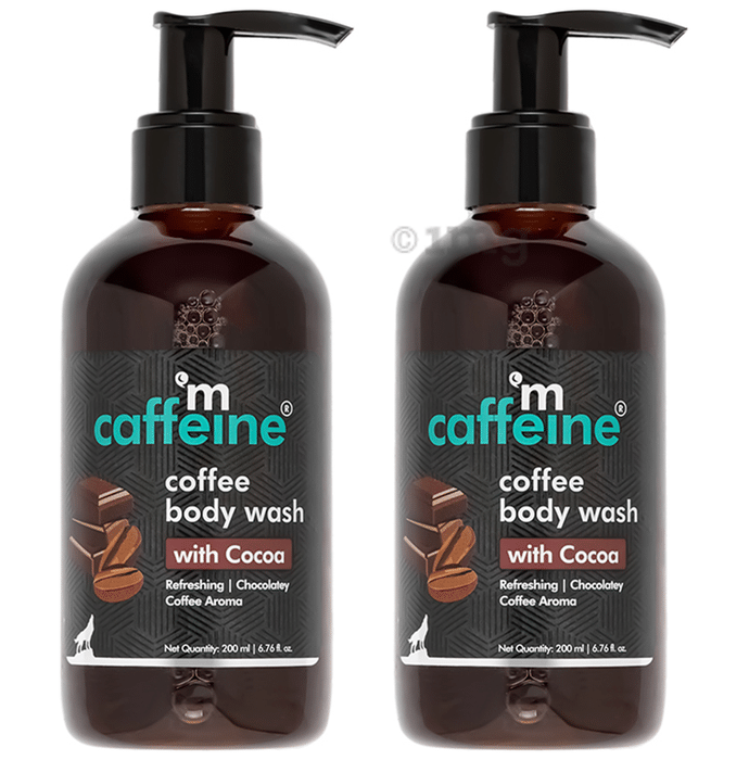 mCaffeine Coffee Body Wash with Cocoa (200ml Each)