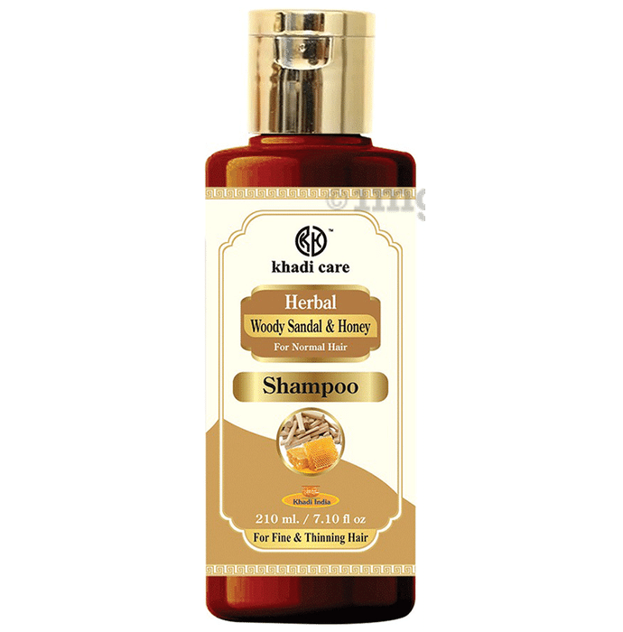 Khadi Care Herbal Woody Sandal & Honey Shampoo