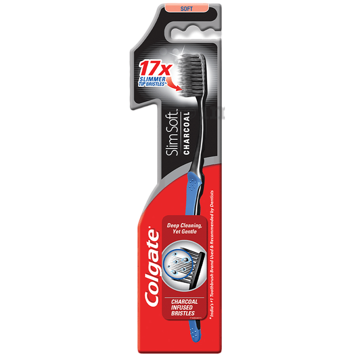 Colgate Slim Soft Charcoal Toothbrush
