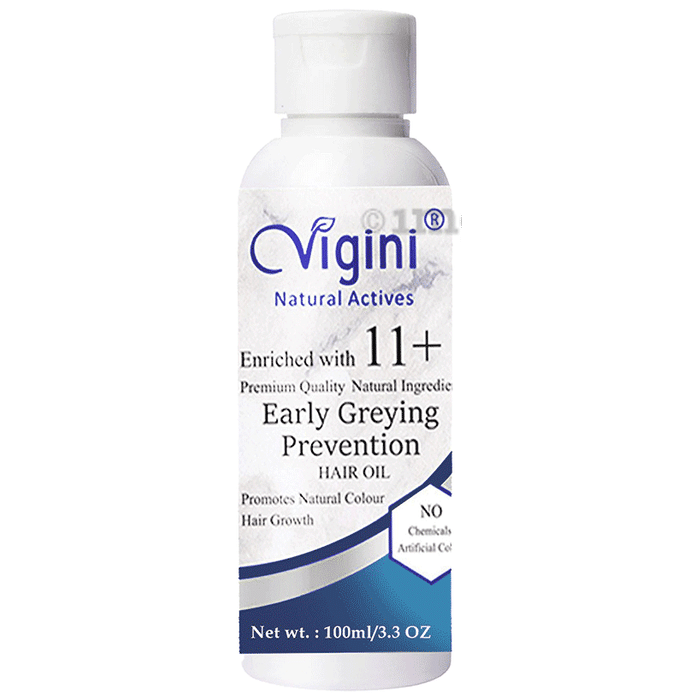 Vigini Natural Actives Hair Oil Early Greying Prevention