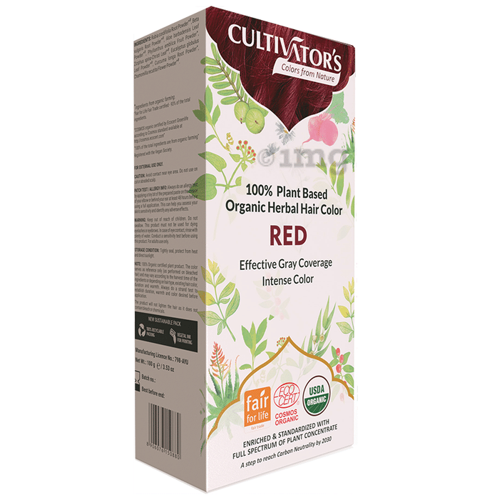 Cultivator's Organic Herbal Hair Color Red