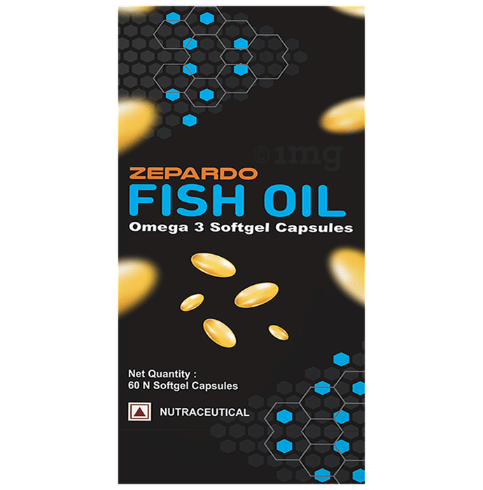 Zepardo Fish Oil Omega 3 Softgel Capsules