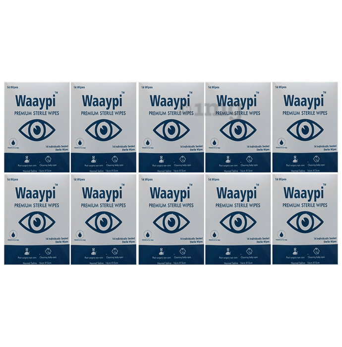 Waaypi Premium Sterile Wipe (14 Each)