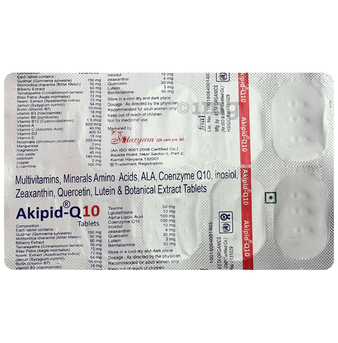 Akipid-Q10 Tablet