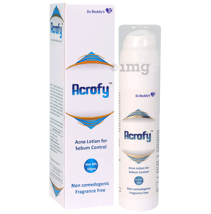Acrofy Moisturizer for Acne-Prone Skin | Sebum Control Formula | Oil-Free Matte Effect