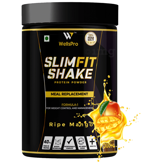 WellsPro Slimfit Shake Protein Powder Mango