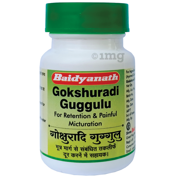 Baidyanath (Nagpur) Gokshuradi Guggulu: Buy bottle of 80.0 tablets at ...