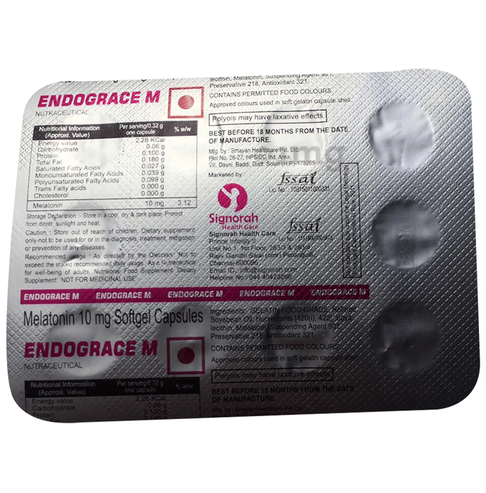 Endograce M Softgel Capsule