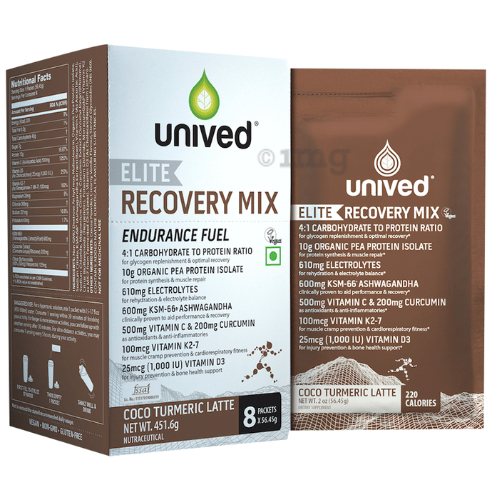 Unived Elite Recovery Mix Sachet (56.45gm Each) Coco