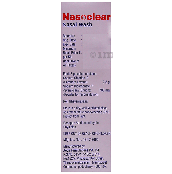 Nasoclear nasal wash new arrivals
