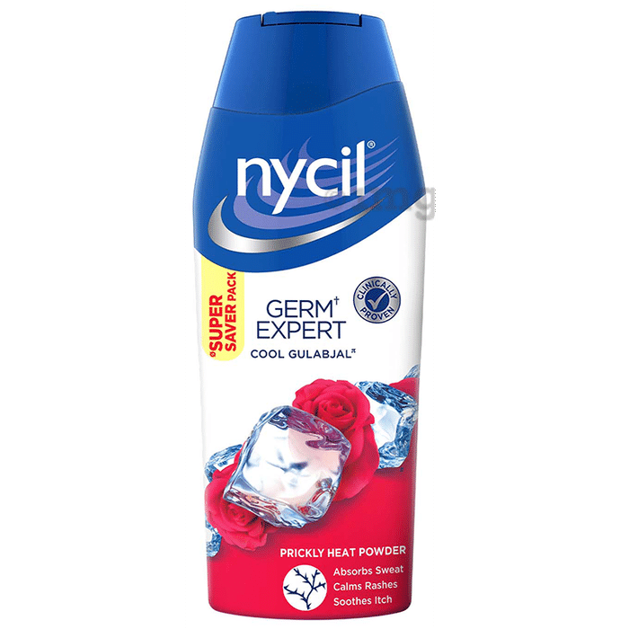 Nycil Germ Expert Prickly Heat Cool Gulabjal Powder