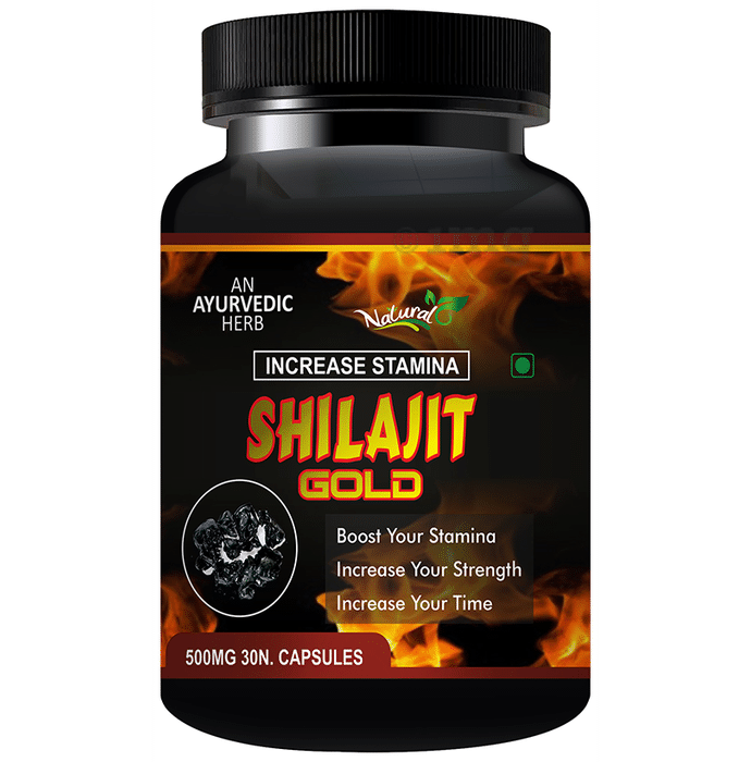 Natural Shilajit Gold Increase Stamina Capsule