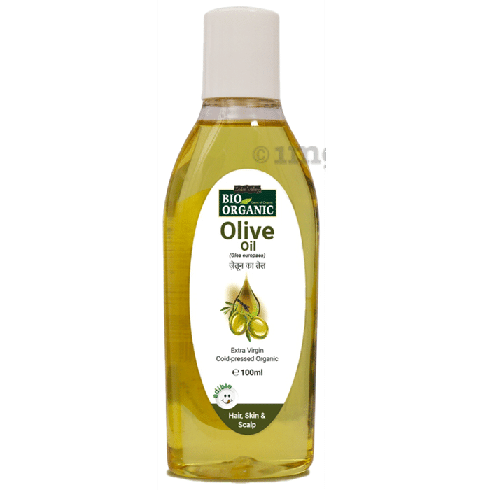 Indus Valley Bio Organic Extra Virgin Olive Cold Pressed Organic Olive Massage Oil