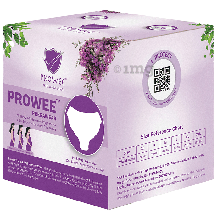 Prowee Pregawear All Three Trimesters of Pregnancy and After Delivery for Minor Discharges Pregnancy Wear XXL