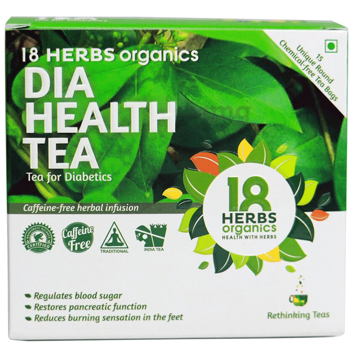 18 Herbs Organics Dia Health Tea Bag (1.25gm Each)