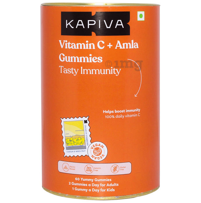 Kapiva Vitamin C+Amla Gummies Mixed Fruit