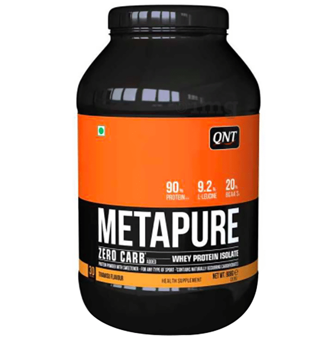 QNT Metapure Zero Carb 100% Whey Protein Isolate Powder Tiramisu