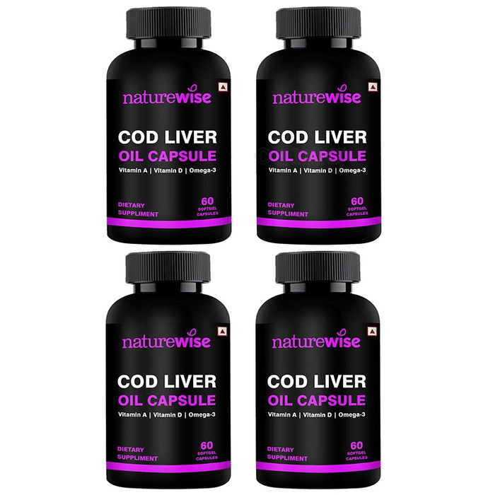 Naturewise COD Liver Oil Softgel Capsule (60 Each)