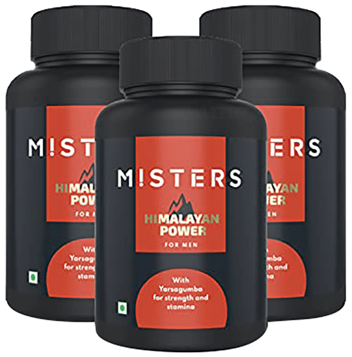 Misters Himalayan Power for Men Veg Capsule (60 Each)