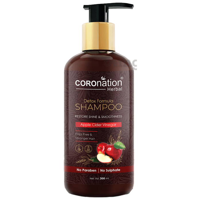 Coronation Herbal Apple Cider Vinegar Detox Formula Shampoo (300ml Each)